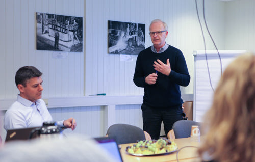 Gunnar Kulia, Eyde Cluster, is together with Magne Dåstøl in GCE Node, Project Manager. Foto: Gunstein Myre, Rethink Learning  