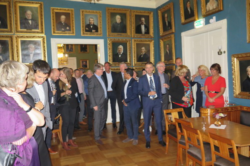 Feiring på Arendal Gamle Rådhus onsdag kveld.