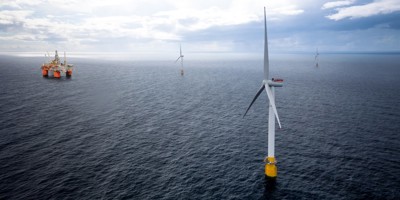 Flytende Havvind Illustrasjon