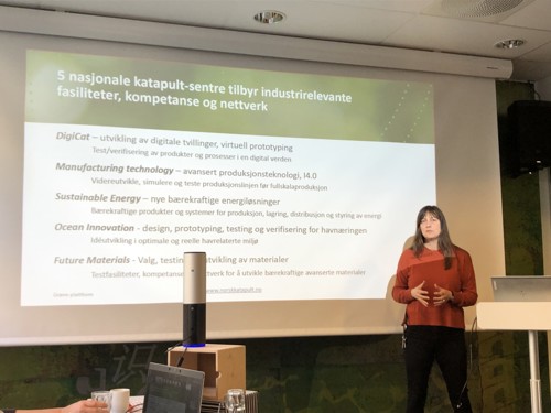 Aslaug Hagestad Nag i Katapultsenteret Future Materials