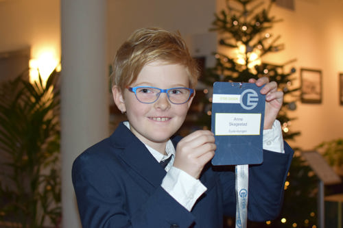 Anne Skagestad (8) er Eyde-klyngens yngste fasilitator og innleder