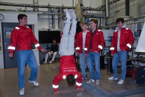 Elever ved Kjemiprosess og Lab ved Sam Eyde vgs for to år siden.